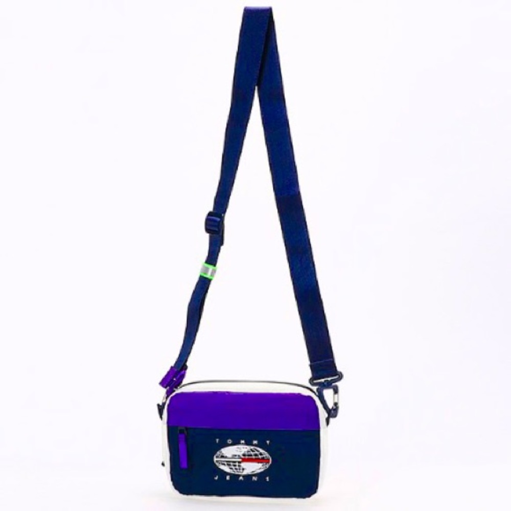 NWT Tommy Hilfiger Bag Crossbody Crossover Messenger Mens Womens Camera Jeans - Picture 10 of 11